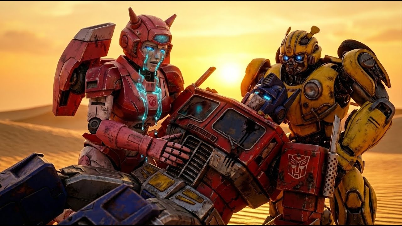 Arcee Cried When She Found Damaged Optimus Prime.. (Bumblebee Helped Save Her)