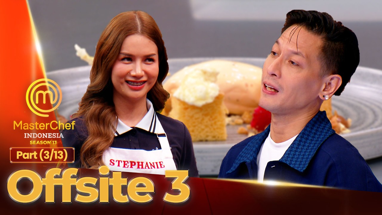Vanilla Ice Cream Isomalt Stephanie Penuh Warna | Offsite 3 (3/13) | MASTERCHEF INDONESIA SEASON 13