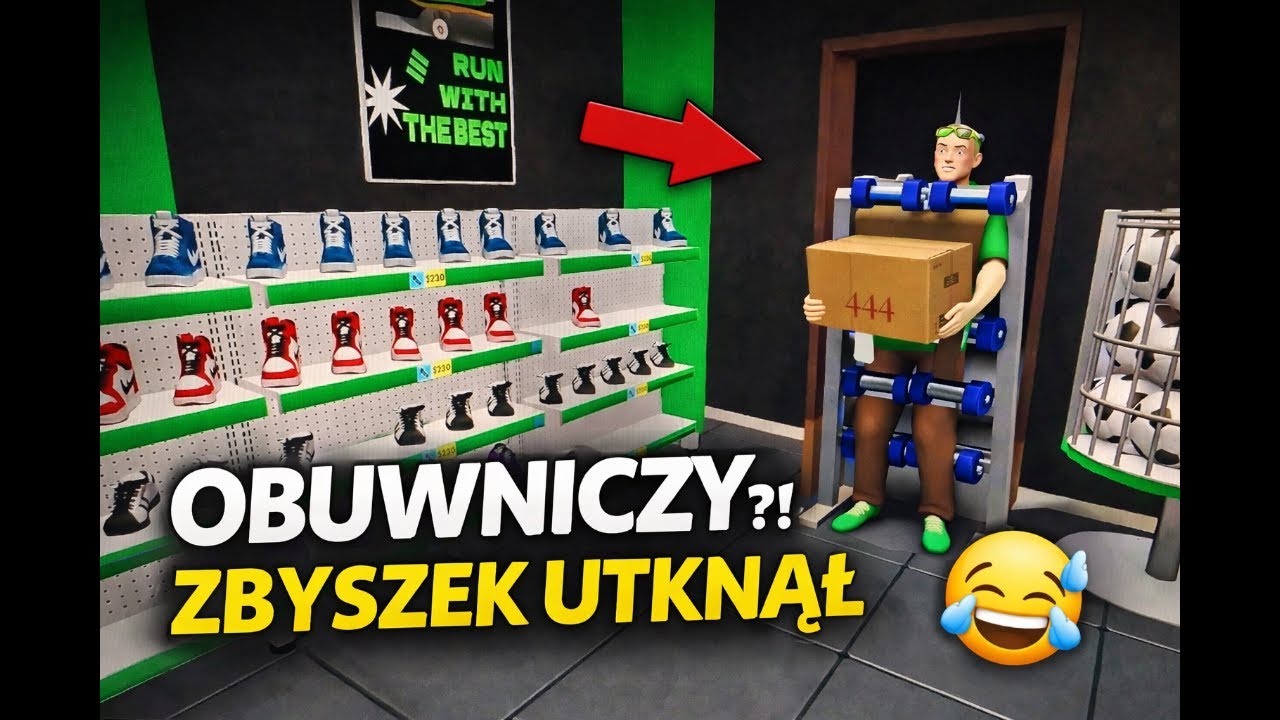 Sklep sportowy Nie… OBUWNICZY 😅| Mall Simulator #3
