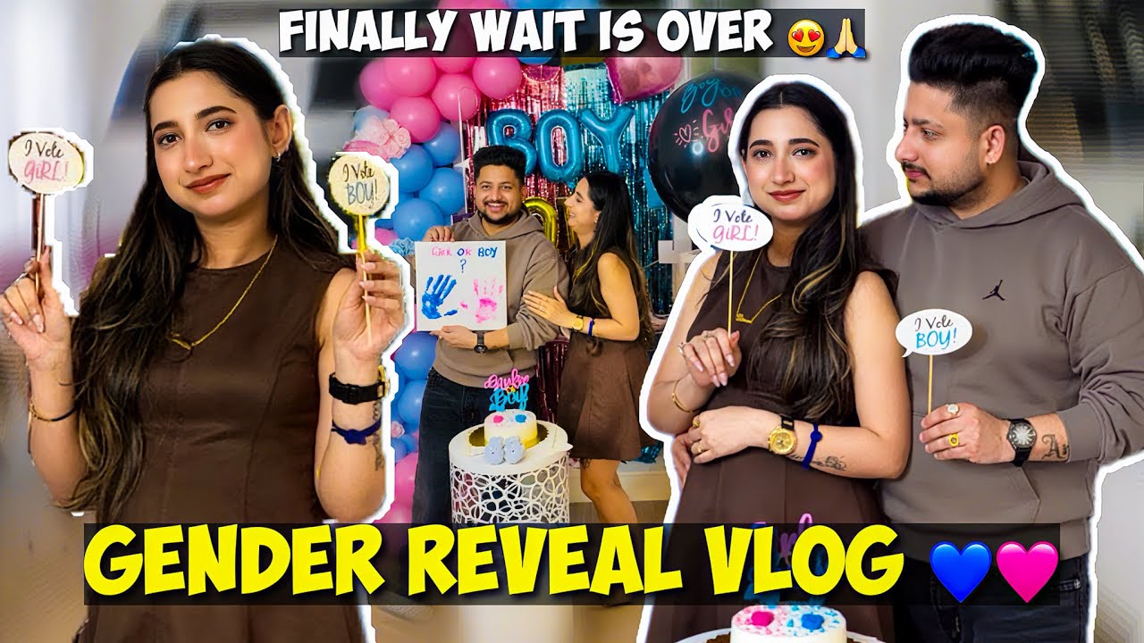Gender Reveal Vlog 💙🩷 || Finally Wait Is Over 😍🙏🏻 || Angel&rsquo;s Shivam