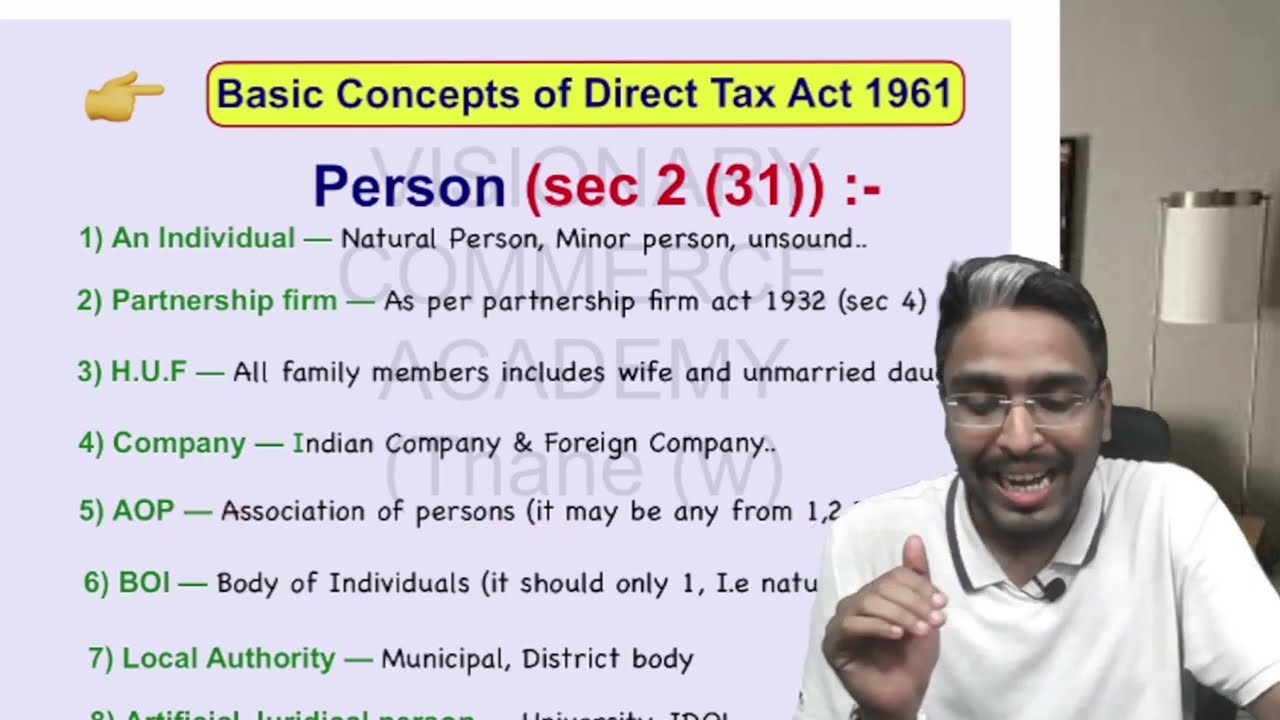 TYBCOM DIRECT AND INDIRECT TAX Lectures 1 | IDOL Mumbai University