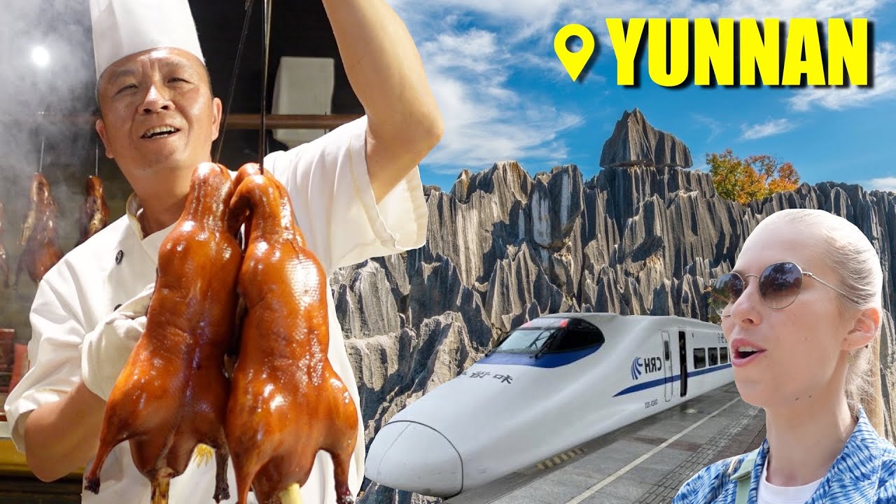 China&rsquo;s BEST roast duck? Forest of STONE? First class train for $4?? ONLY IN YUNNAN!
