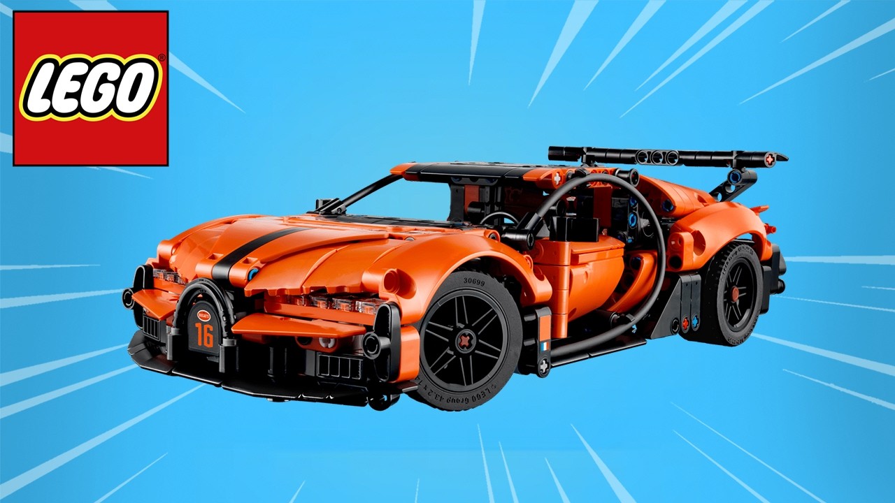 LEGO Bugatti Chiron Pur Sport Hypercar 42222 Full Build & Review