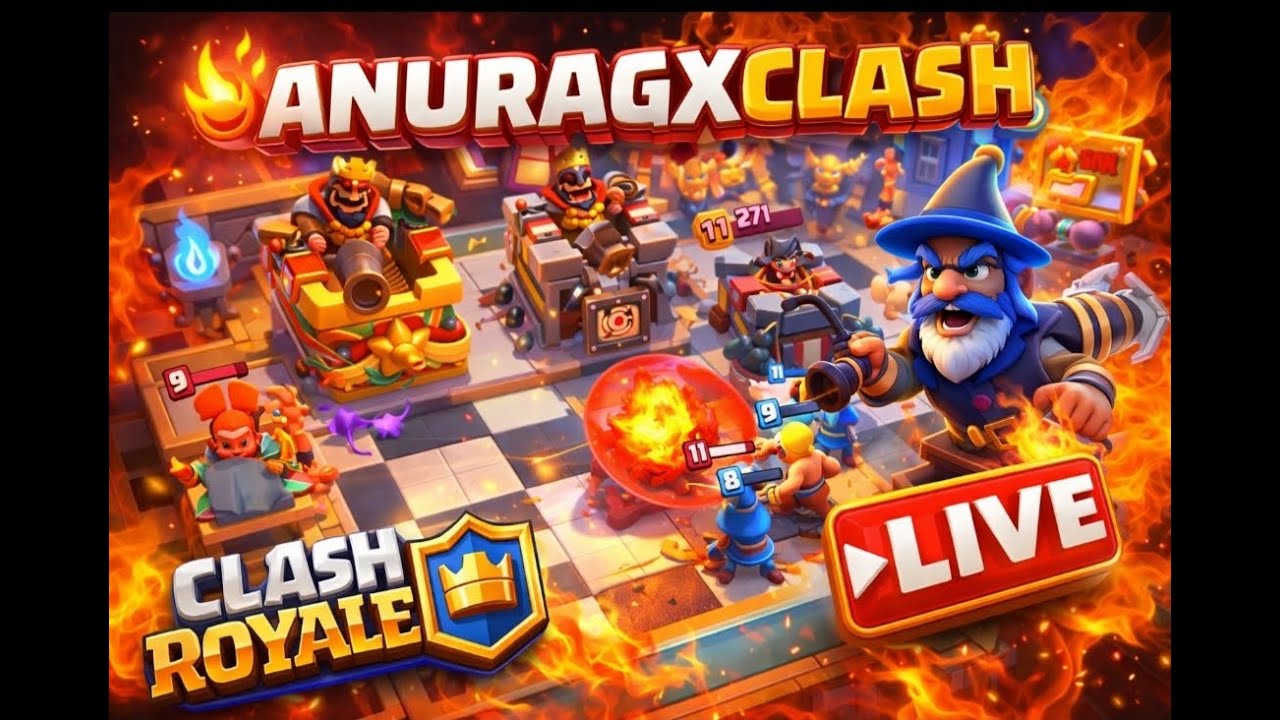 Day 5  Clash Royale 10,000 Trophies 🏆 Road To 500 Subscribe Live 🛑