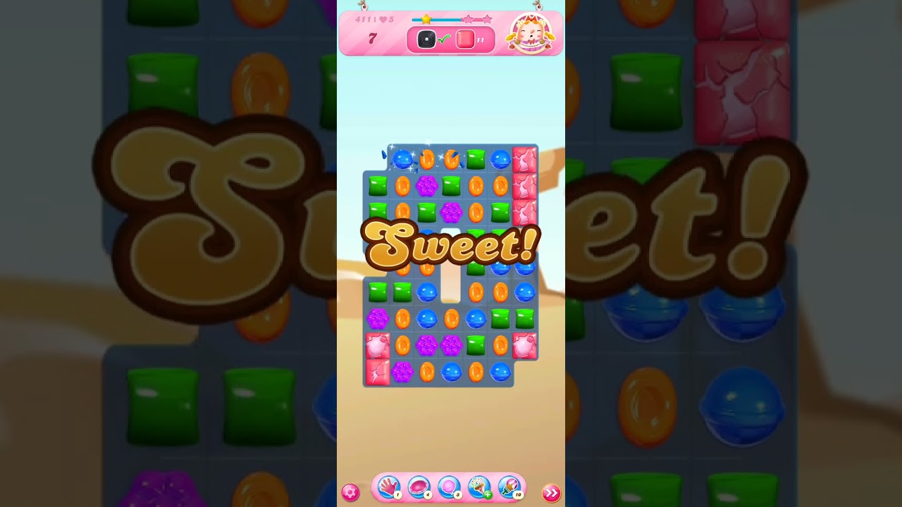Candy Crush Saga Level 411 (2024)