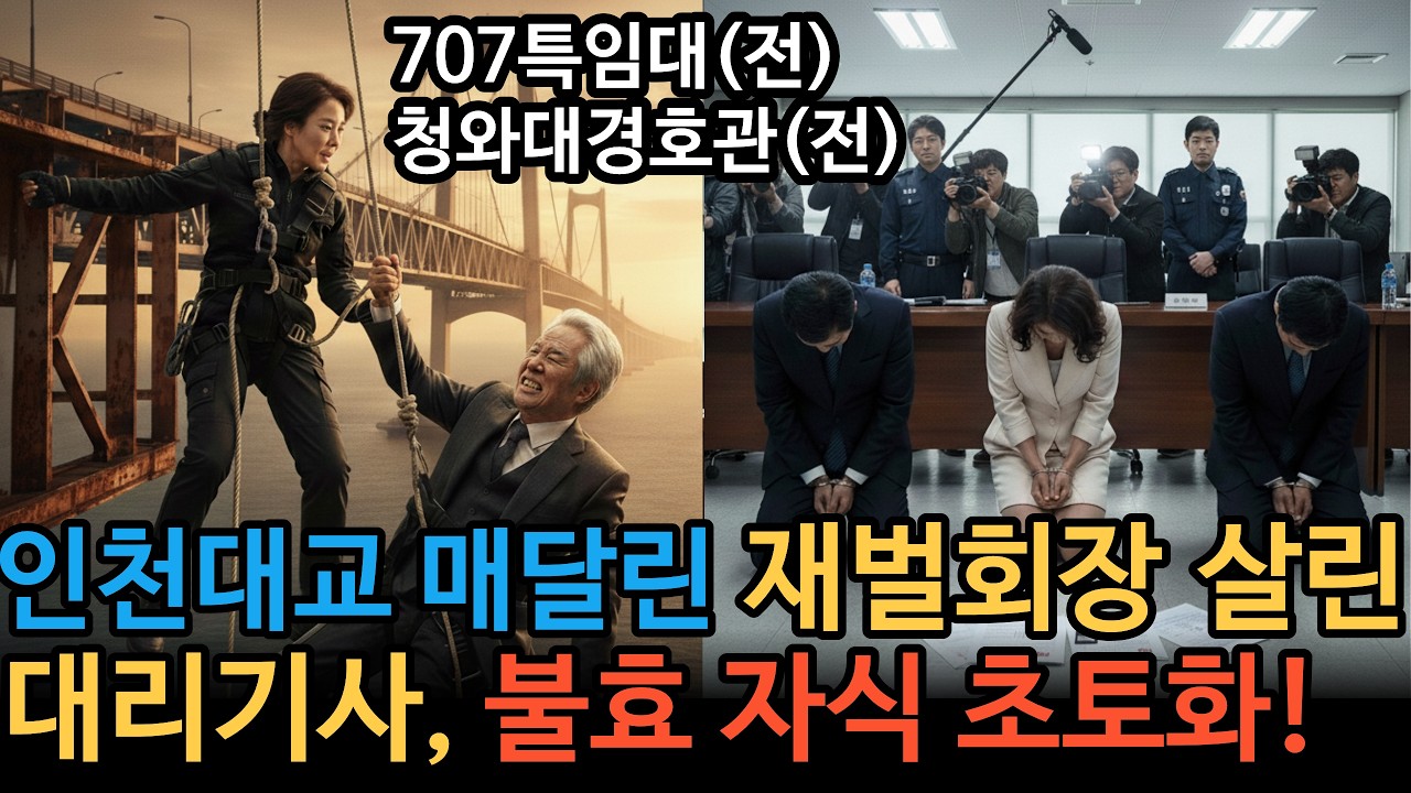 인천대교에서 떠밀려 구사일생으로 매달려 있던 재벌회장을 죽기직전에 구한 여자 대리기사의 정체가 드러나는데 | 노후사연 | 인생사연 | 시니어사연 | 사연라디오 | 오디오북