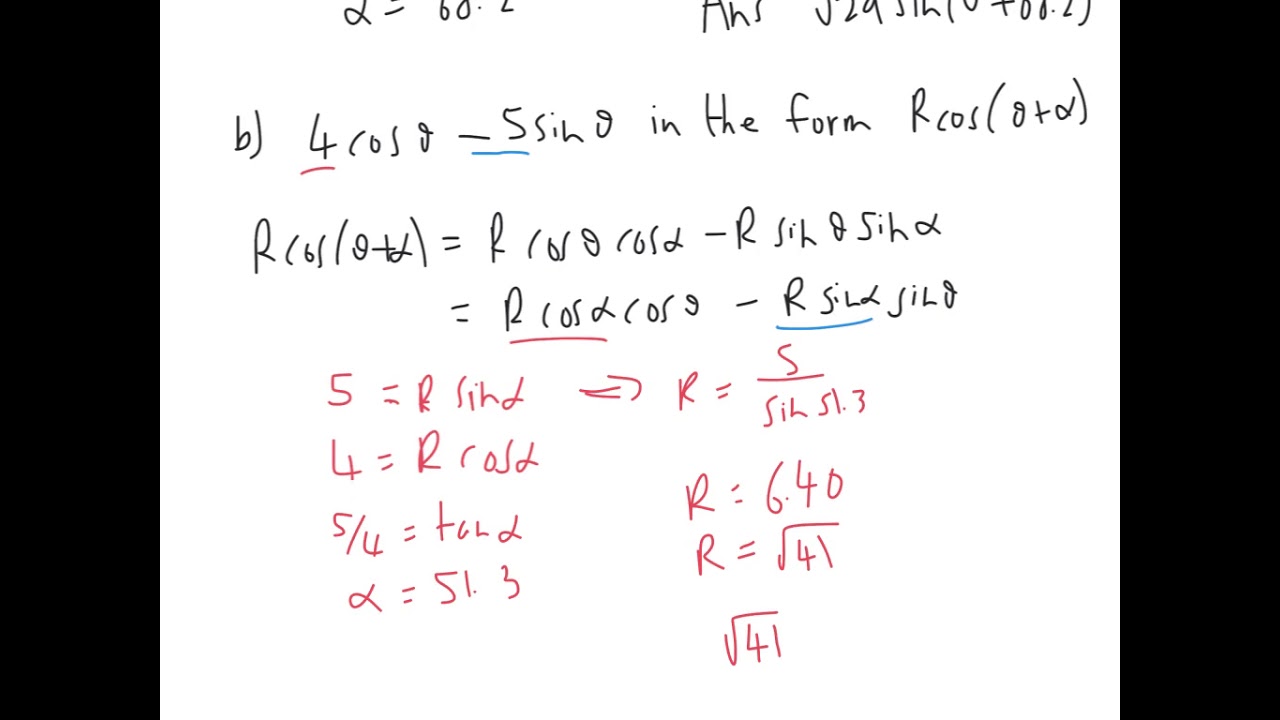 yr14 a21 trig harmonic form auxiliary angles