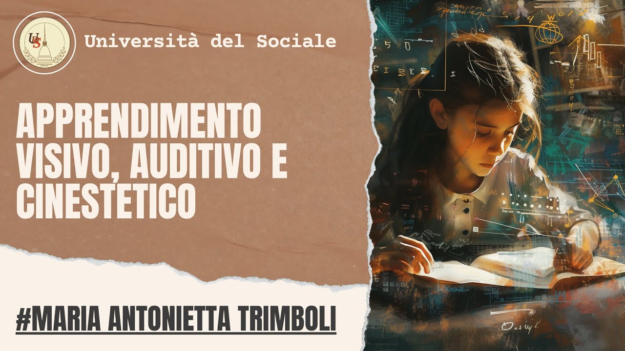 Aiuta tuo figlio o i tuoi alunni con l'apprendimento visivo, auditivo e cinestetico