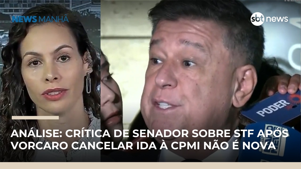 Senador critica STF após Vorcaro cancelar ida à CPMI; tom da Corte não é novo | #NewsPrimeiraEdição