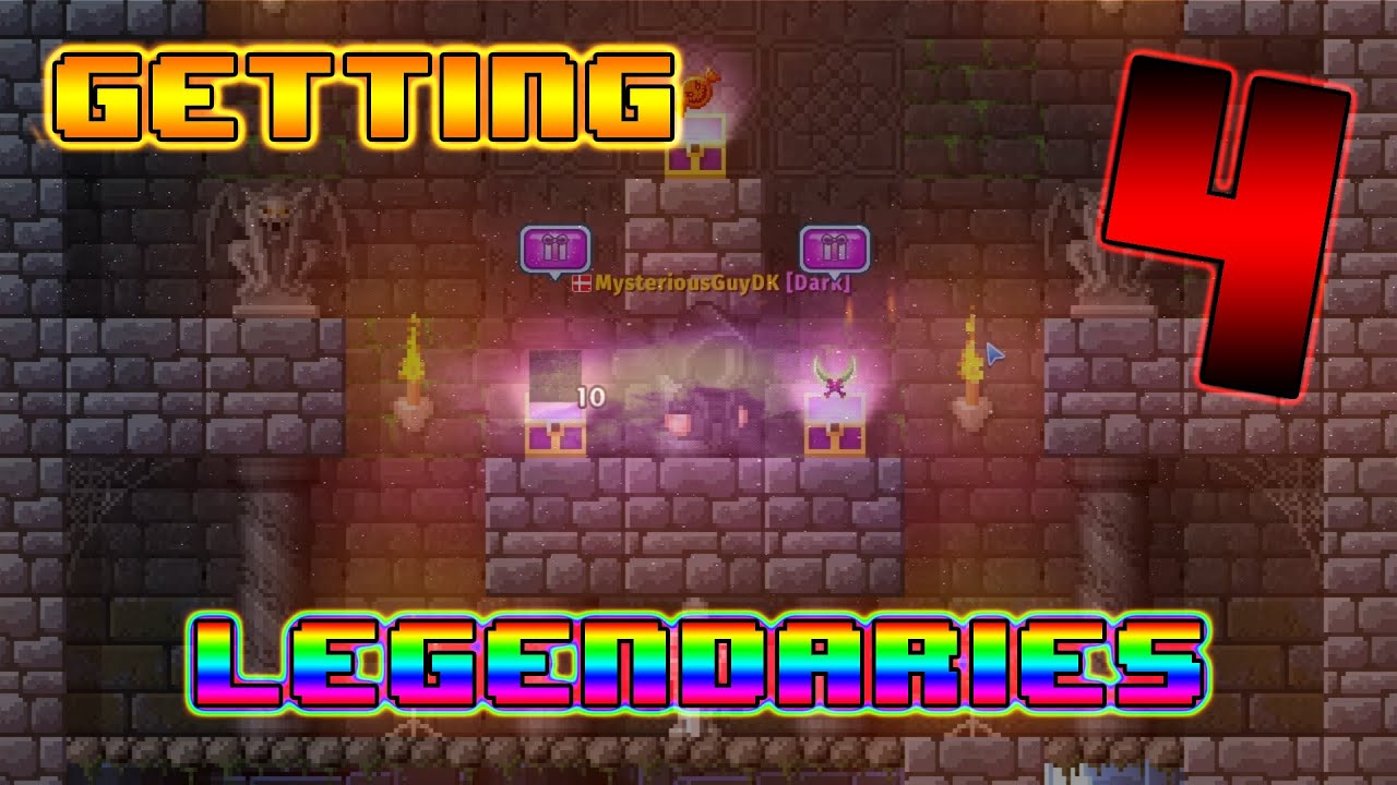 Getting 4 Legendaries in Black Tower! - Pixel Worlds