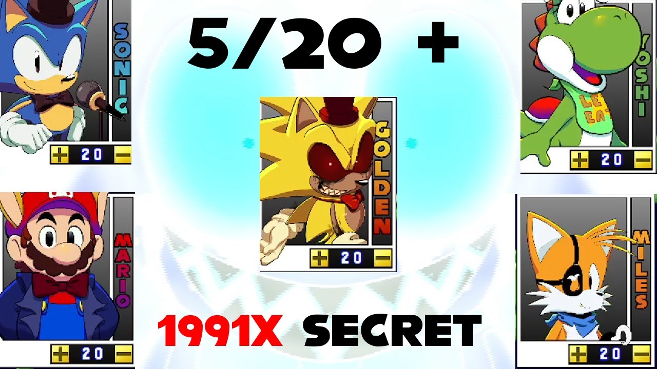 5/20 + SECRET SHADOW SONIC CUTSCENE!! | FNaS R: The Opening Week