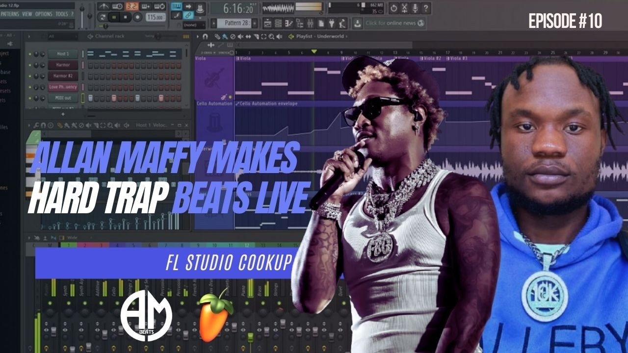 Making Hard Trap Beats Live | FL Studio Cookup