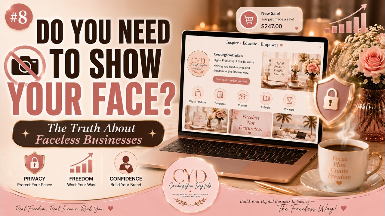Do You Need To Show Your Face To Make Money Online? | The Truth About Faceless Businesses