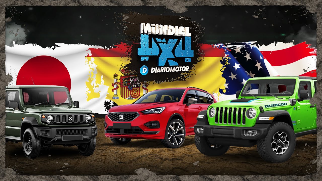 Comparativa 4x4 al límite!: Suzuki Jimny, SEAT Tarraco, Jeep Wrangler | Mundial 4x4 Diariomotor