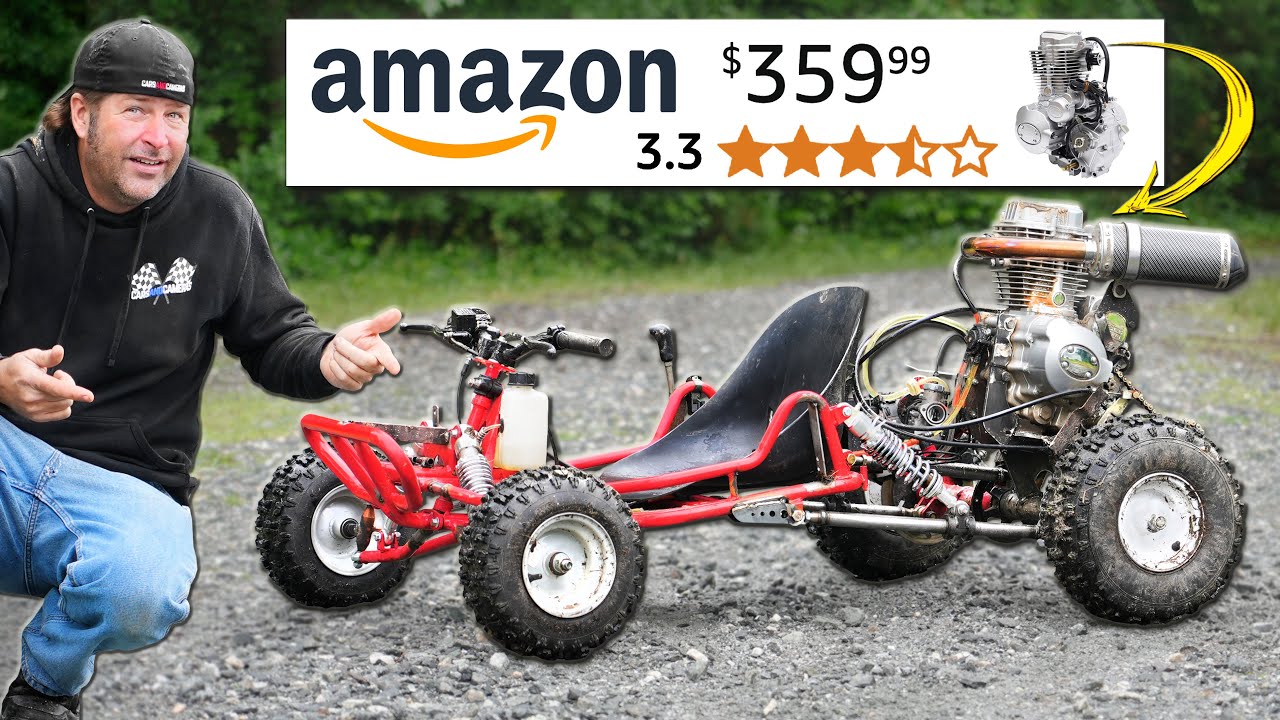 We Bought the Cheapest 250cc 5 Speed Engine on Amazon and Put It on a Go Kart!