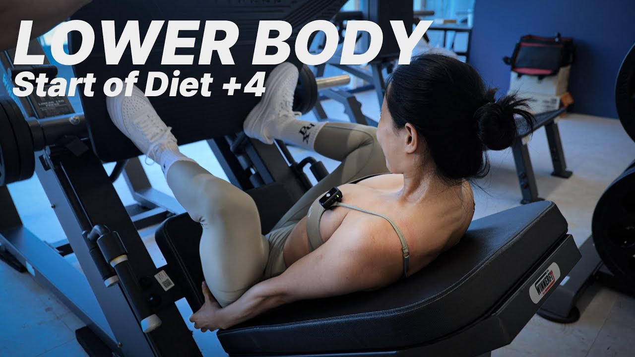 Start of Diet : Lower body exercise Day +4