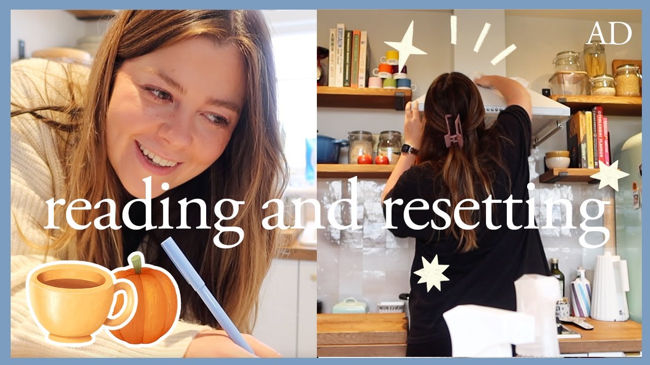 vlog: a reset afternoon at home + i love this current read
