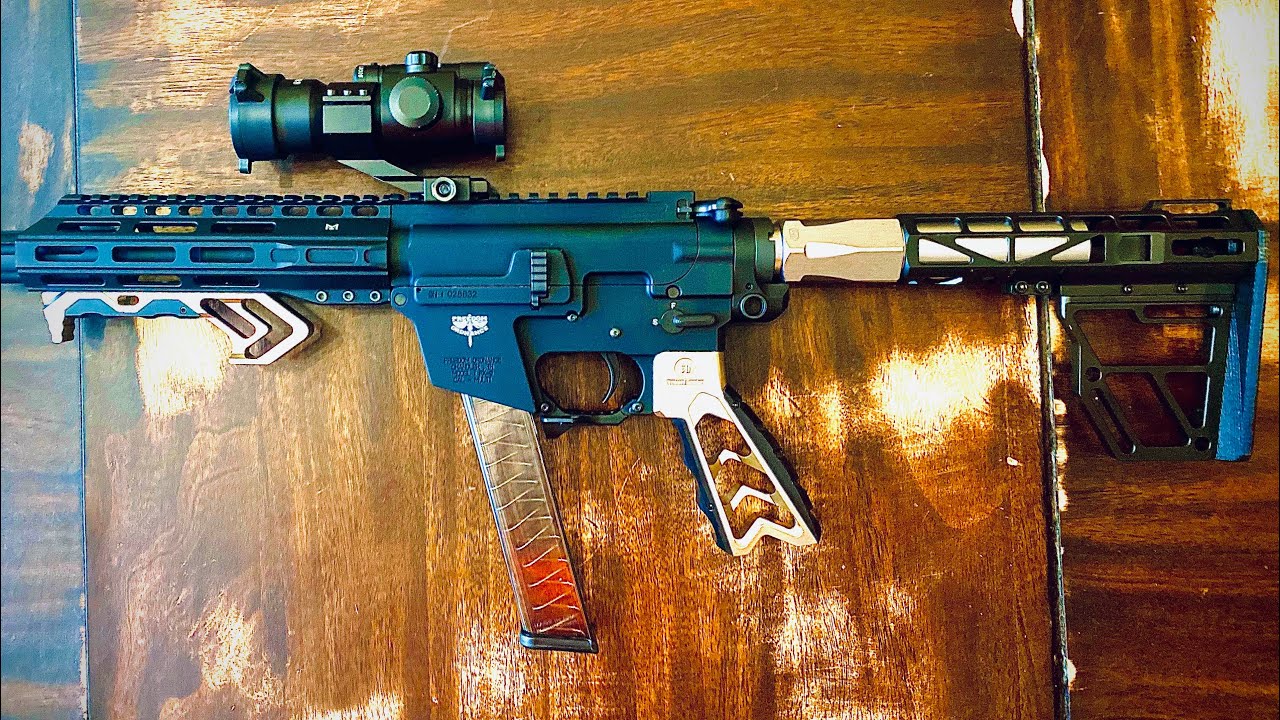 Freedom Ordinance FX9 upgrades review custom AR 15 pistol 9mm pcc Tyrant Designs / Strike Industries