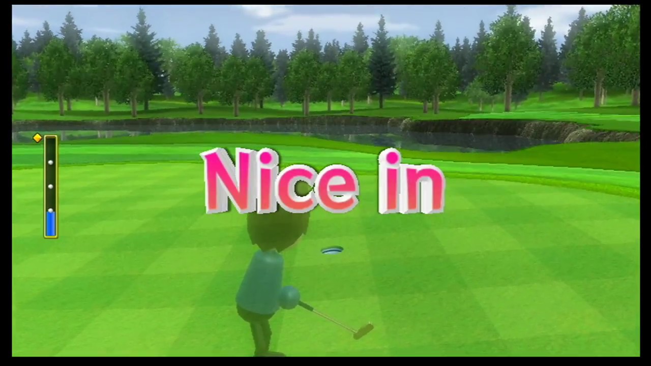 Wii Sports - Golf Training Gameplay