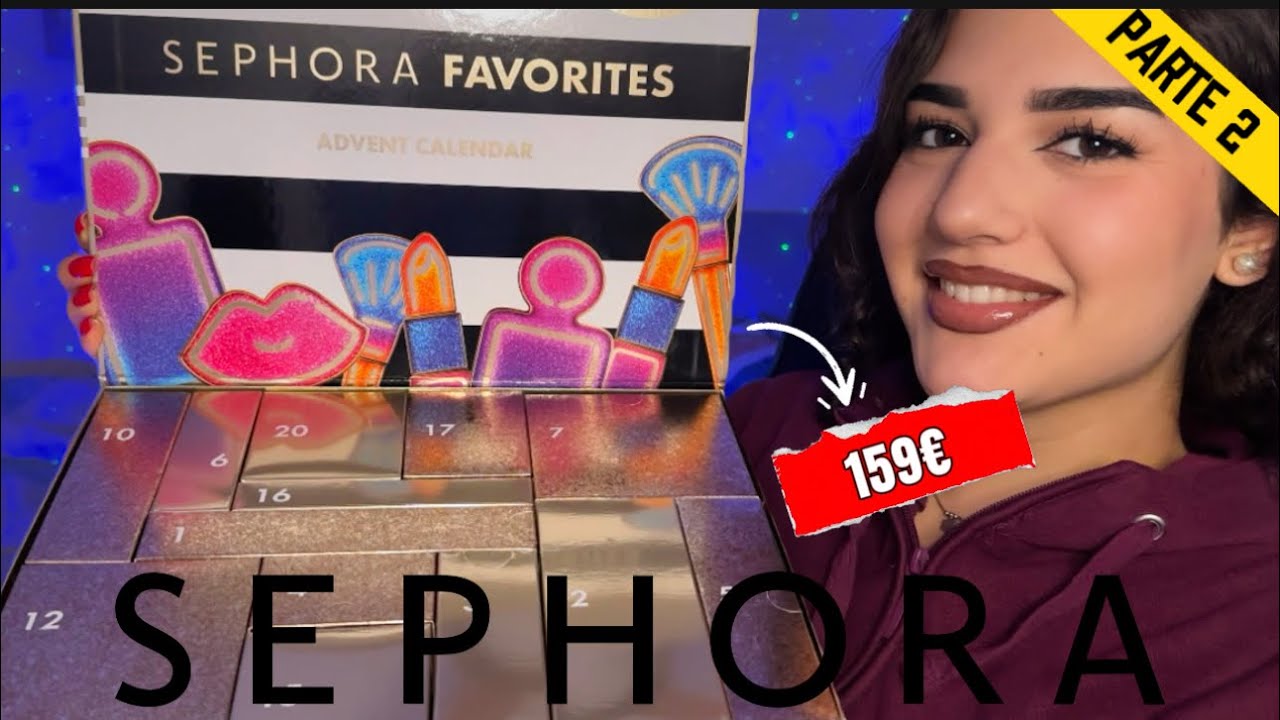 ASMR ABRIENDO CALENDARIO DE ADVIENTO DE SEPHORA 😍💄 parte 2 
