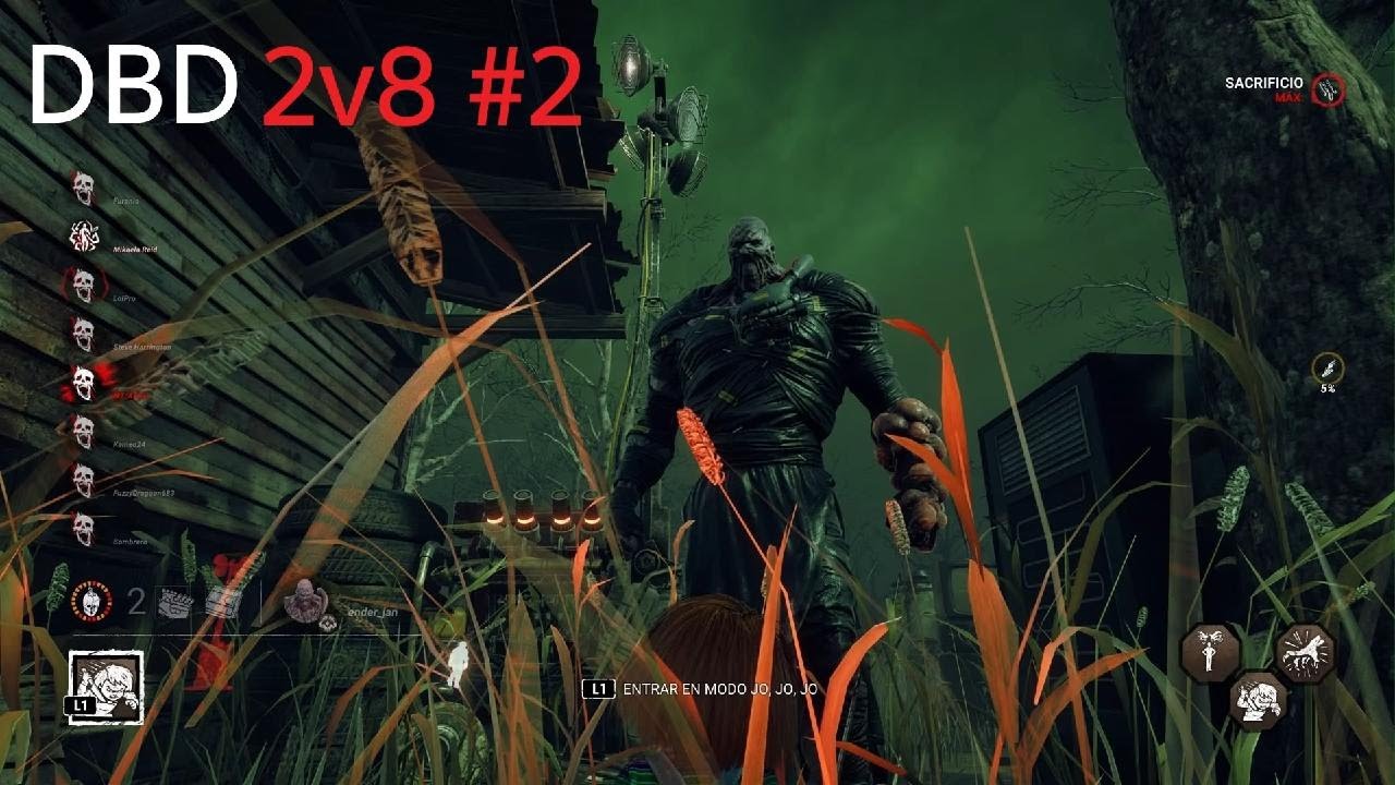 Partida 2v8 DBD