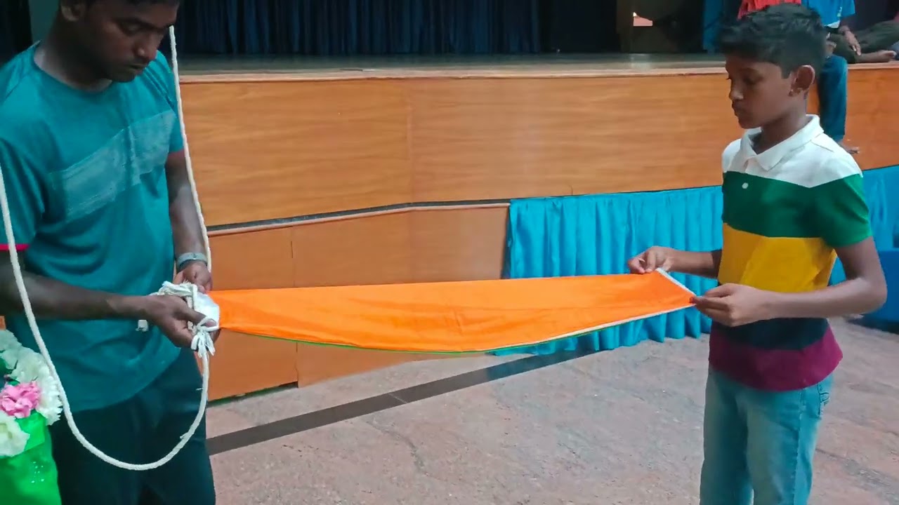 Easy Step of Flag hoisting in Tamil ?