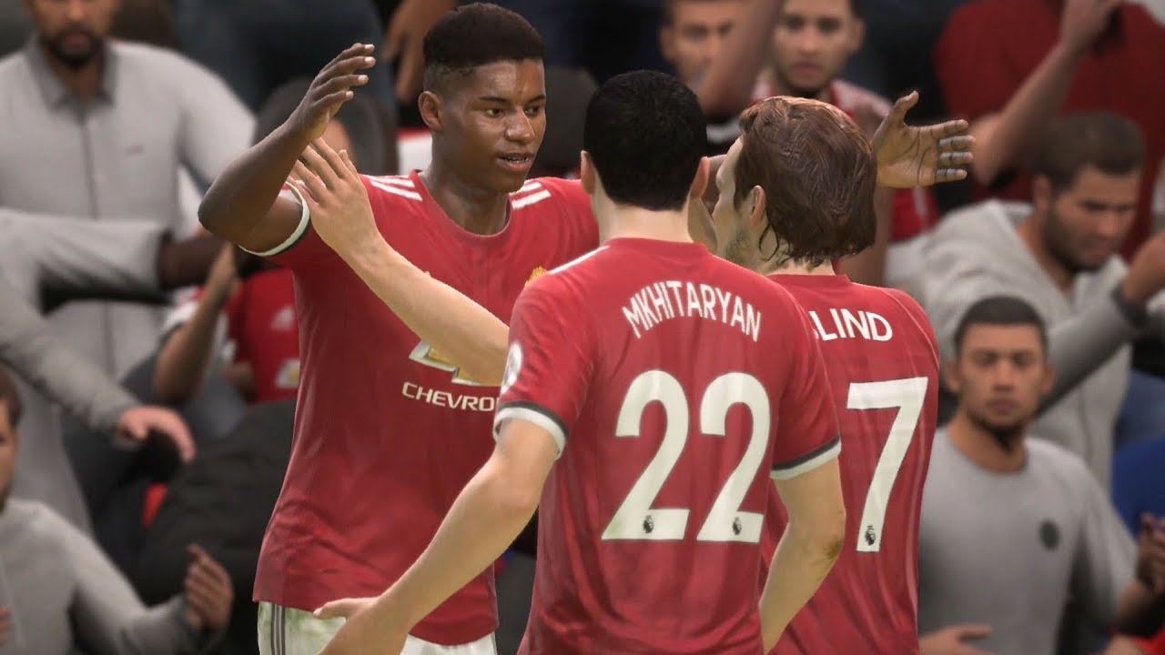 FIFA 18 - Manchester United vs Real Madrid CF - Gameplay (HD) [1080p60FPS]