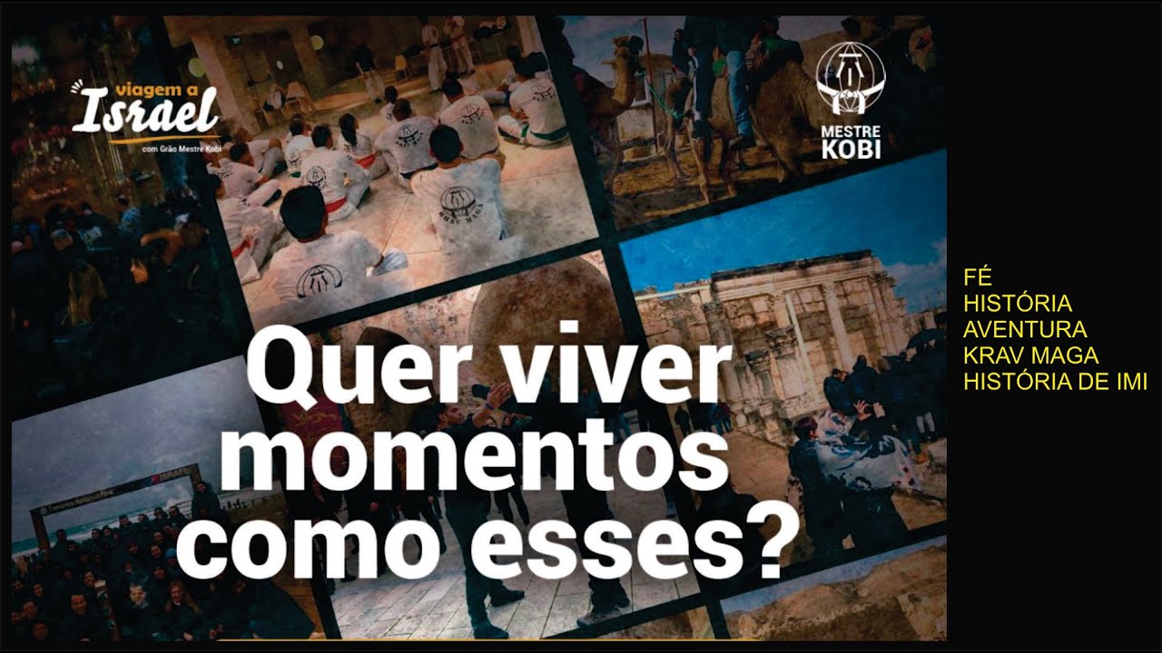 Israel com Mestre Kobi: Mais uma aventura à caminho