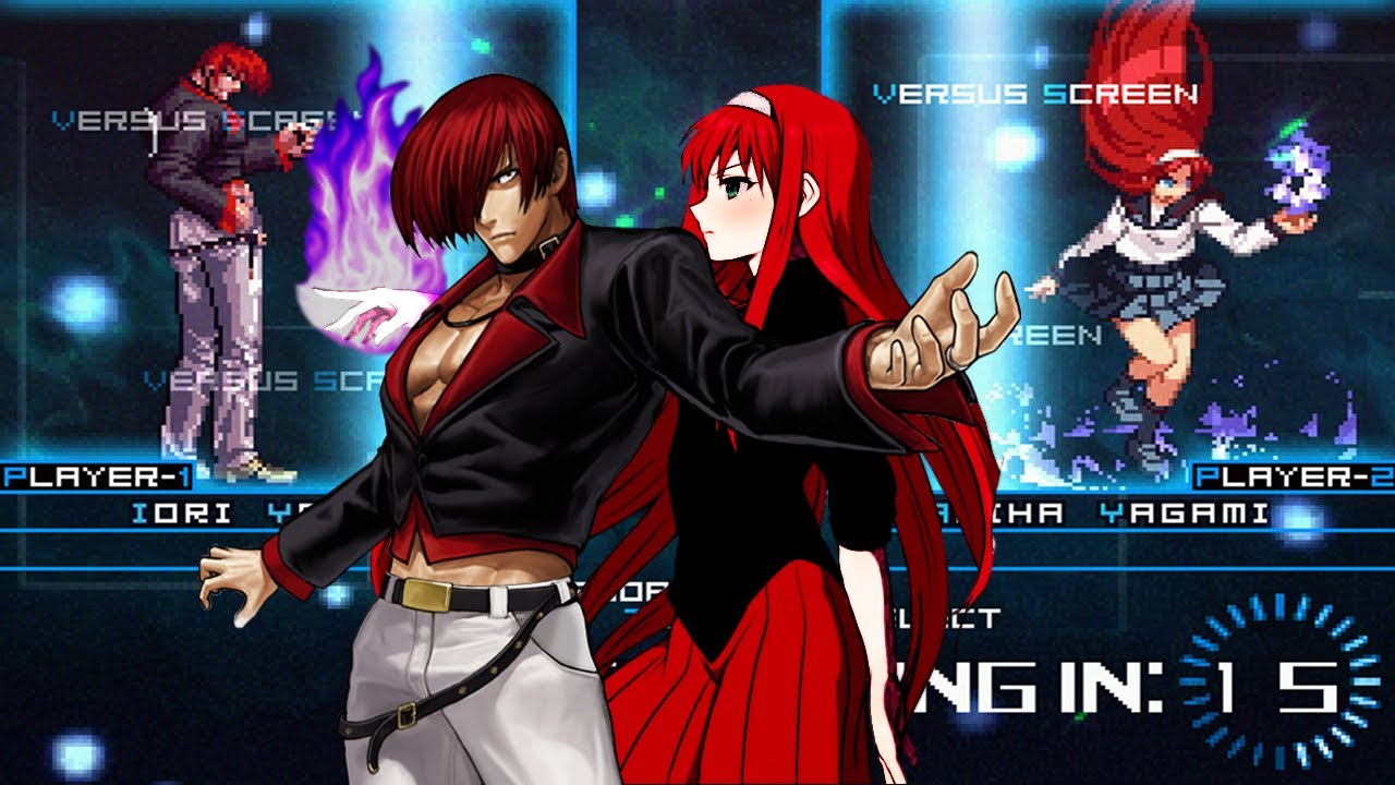 Mugen - KOF - Iori Yagami vs. Akiha Yagami -  八神庵 vs. 八神秋葉