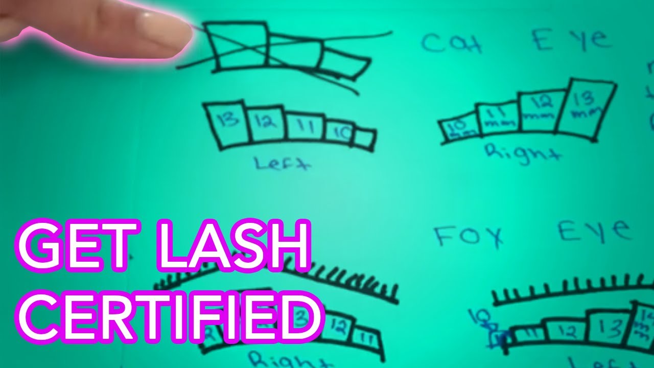 HOW TO PICK LASHES BASED ON THE EYE SHAPE Extensions Course Tutorial 7