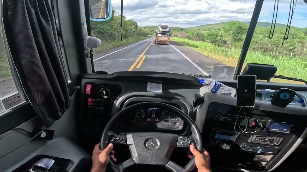 Saindo de Jequié para Milagres, motorista de ônibus #motorista #motoristarodoviario #nasestradas 