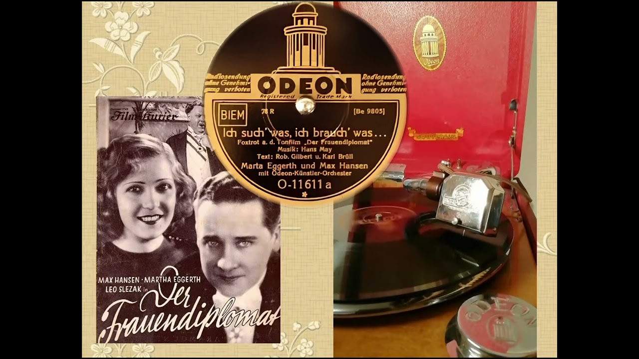 ICH SUCH' WAS ICH BRAUCH' WAS - Max Hansen und Martha Eggerth in 