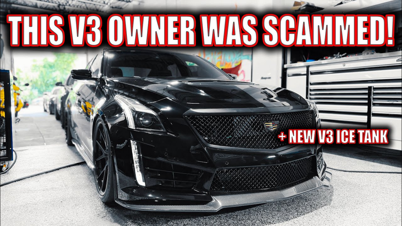 Этот CTS-V был изуродован…