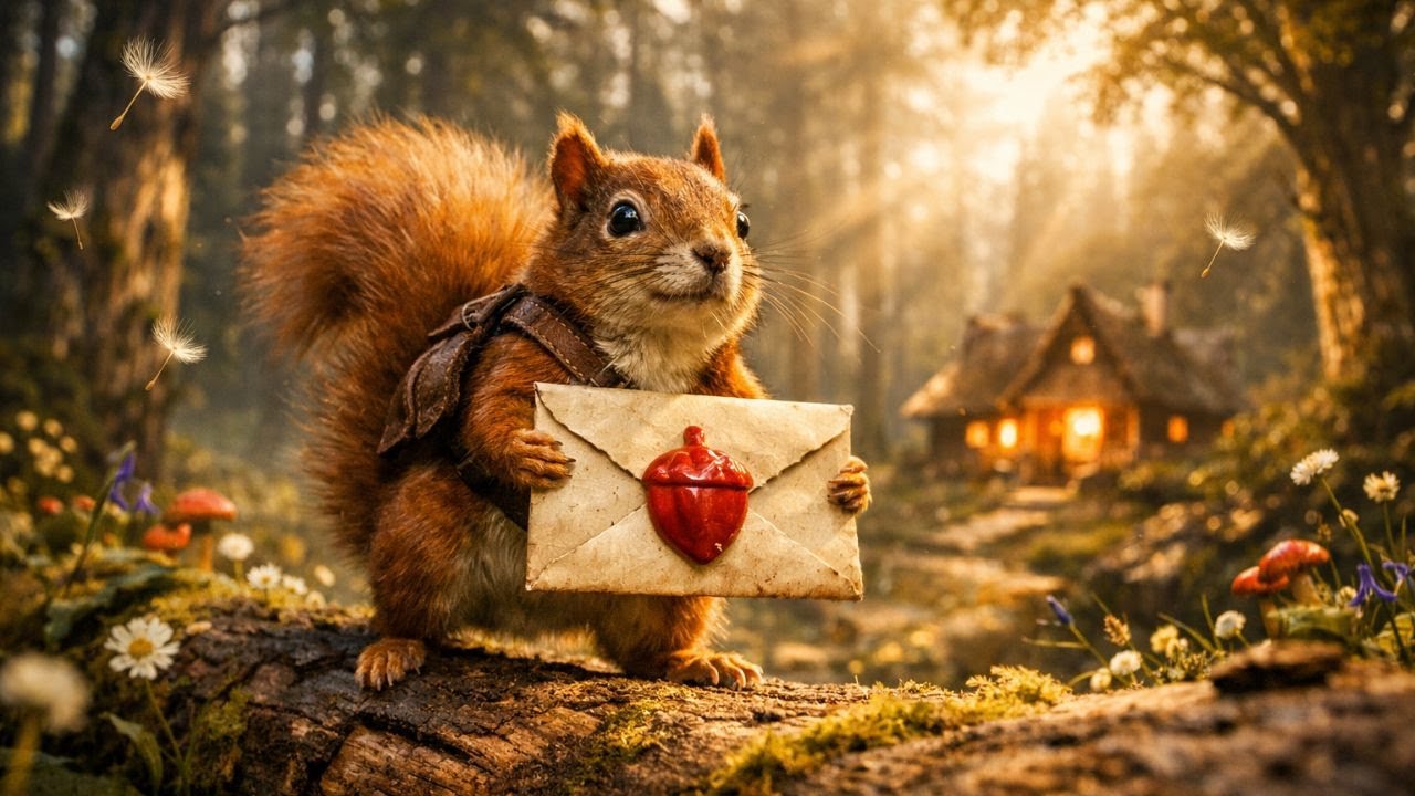 Храбрый посланник: Большое лесное приключение маленькой белки! 🐿️✉️ | Общество защиты животных