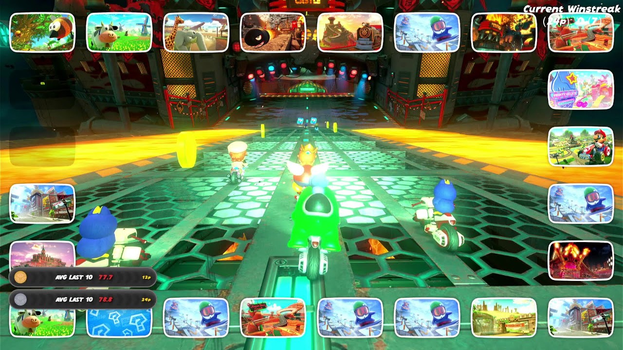 24p 4v4 and then FFAs cos gold man. - Competitive Mario Kart World