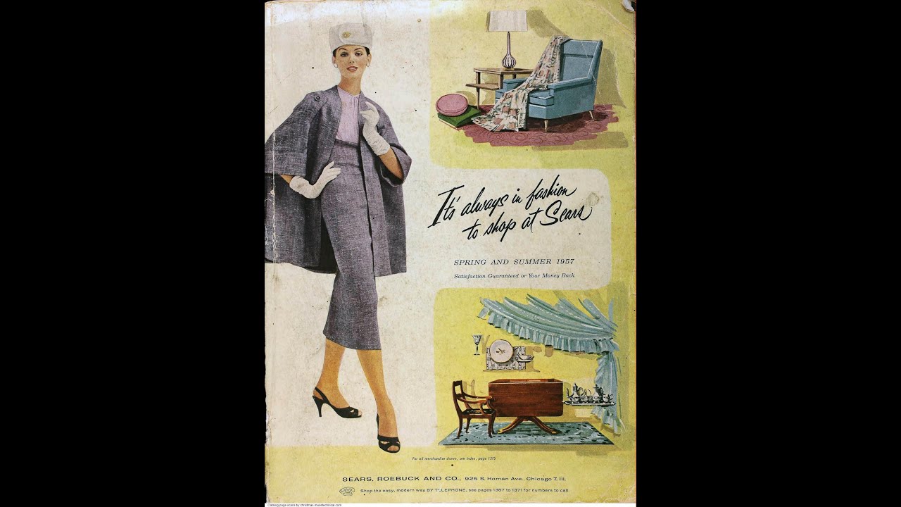 1957 Sears Spring Summer Catalog   Women's Fashion and Clothing Pages