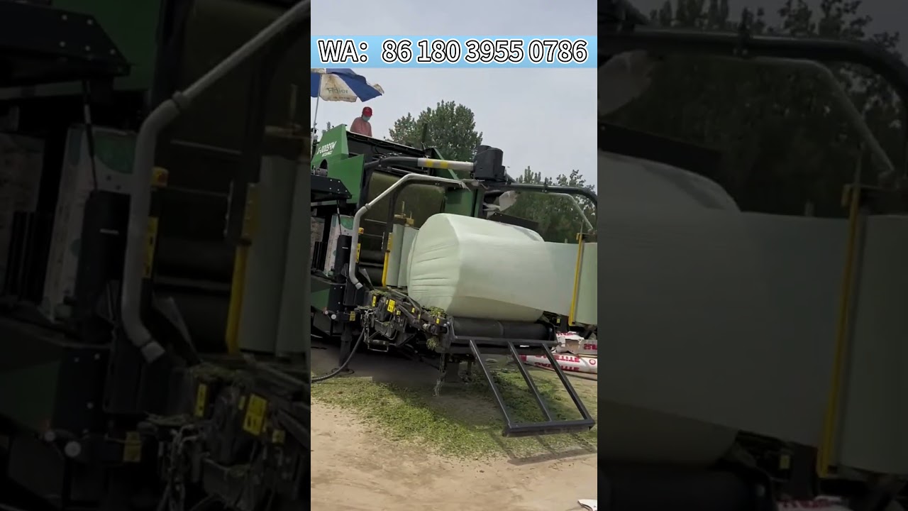 Silage baler, efficient agricultural machine
