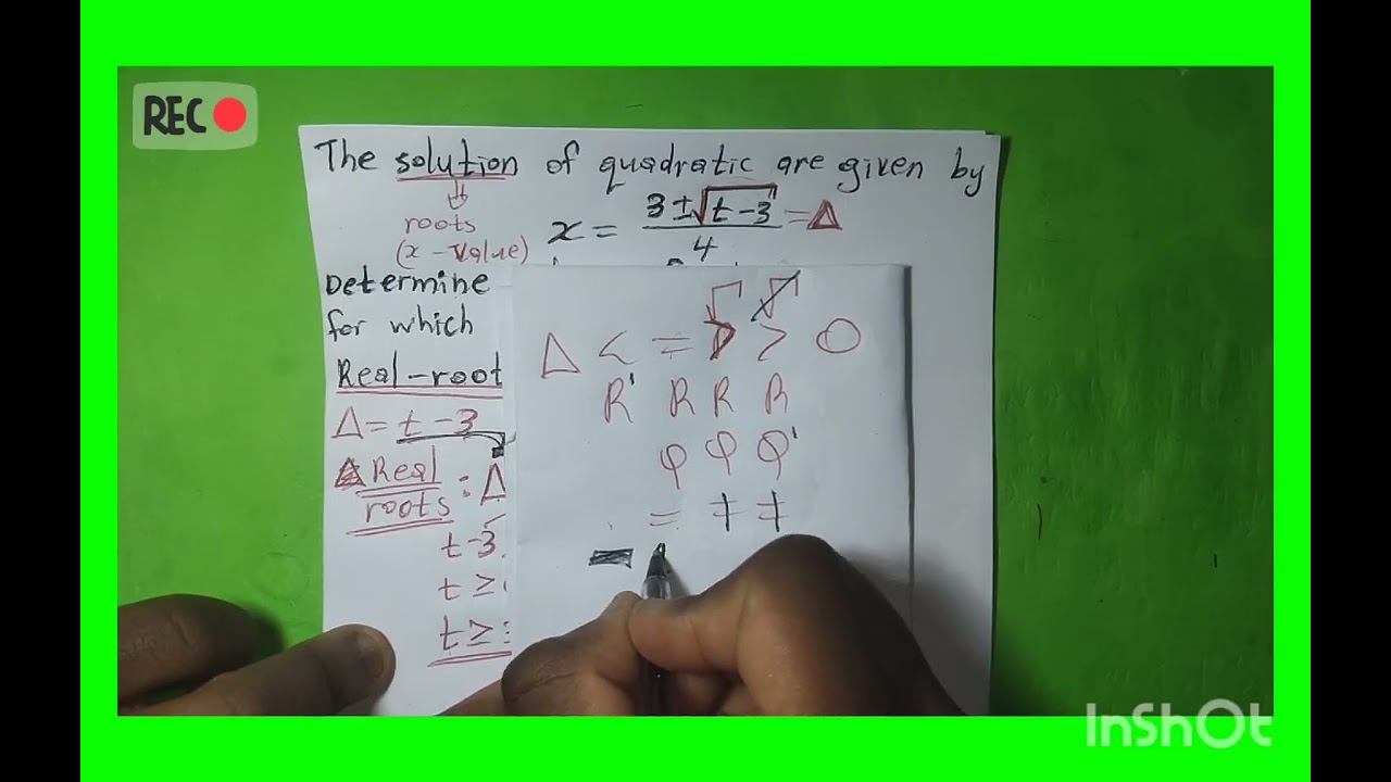 Nature of roots|Part 4