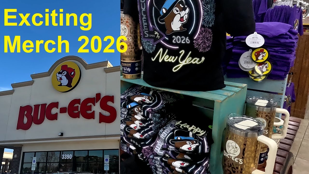 New 2026 Buc-ee's Merch and More at The World's Best Gas Station!