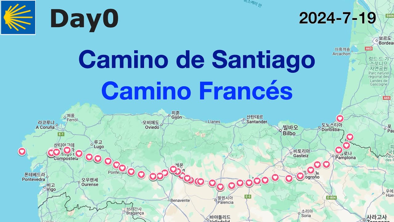 👉 Camino de Santiago 2024 | charles' Camino de Santiago | prologue  | day0