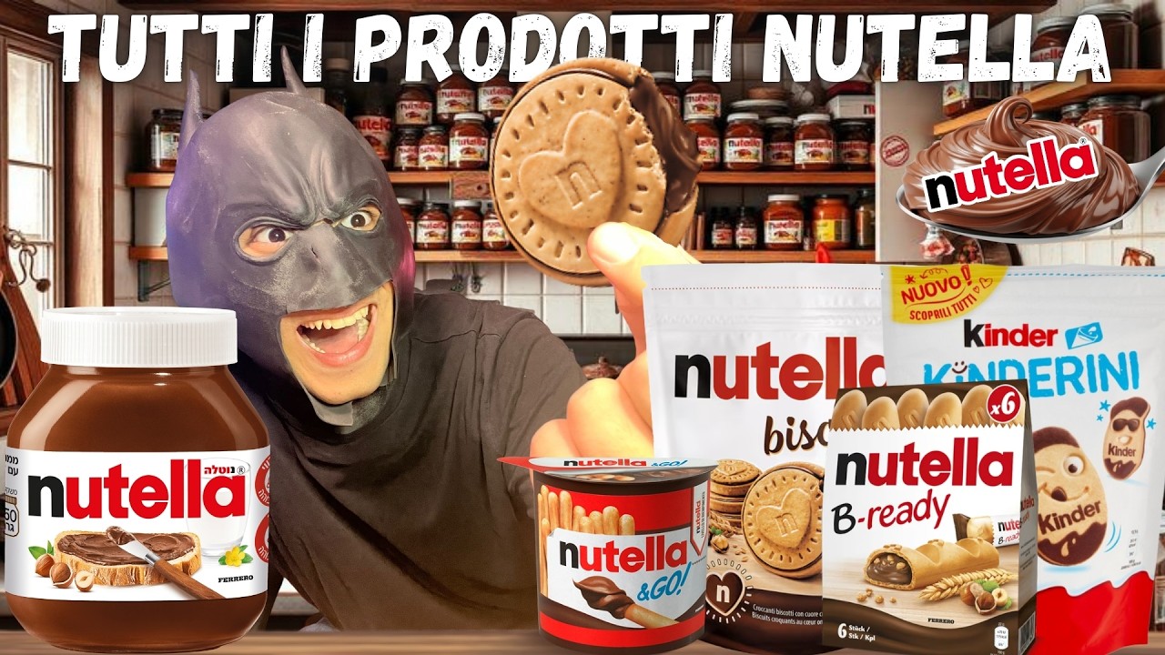 PROVO TUTTI i PRODOTTI NUTELLA Del SUPERMERCATO!! - *CHE GODURIA!*