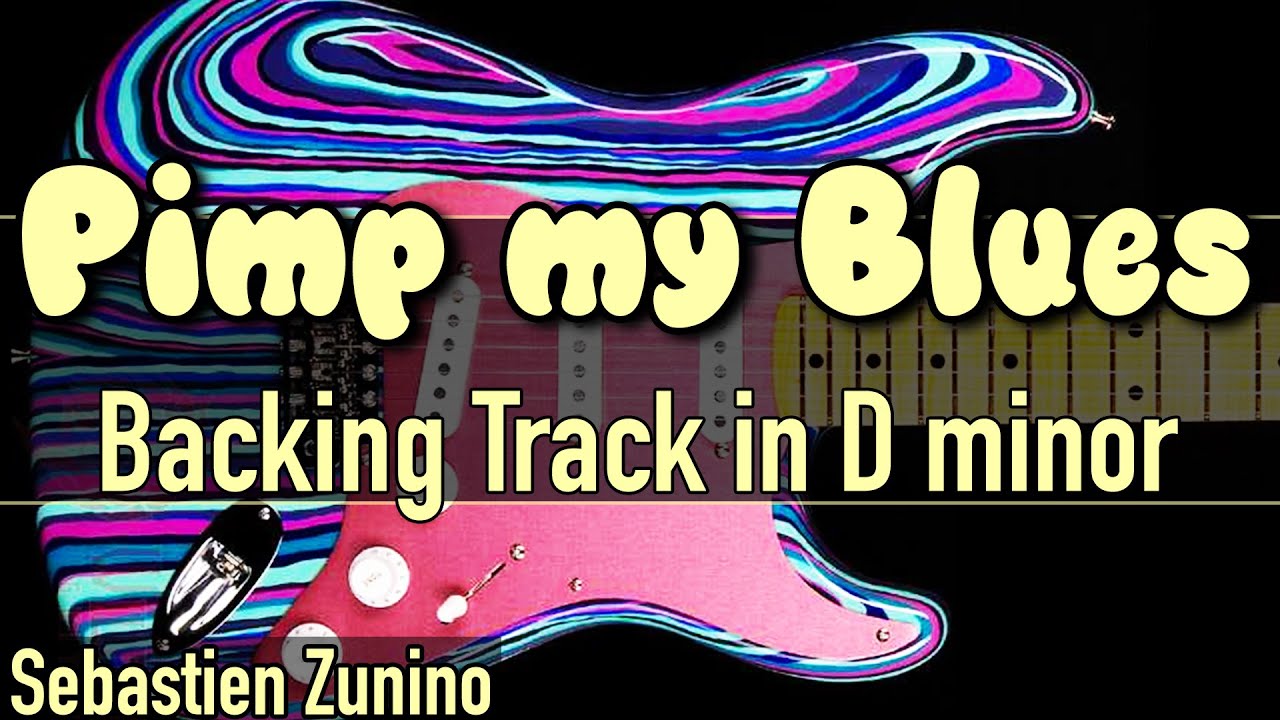 Pimp my Blues Backing Track in D minor | SZBT 944