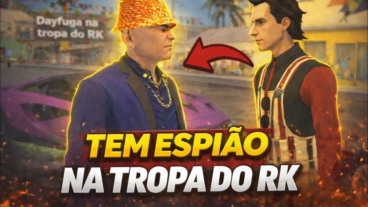 TEM UM ESPIÃO NA TROPA DO RK no RIO RISE 