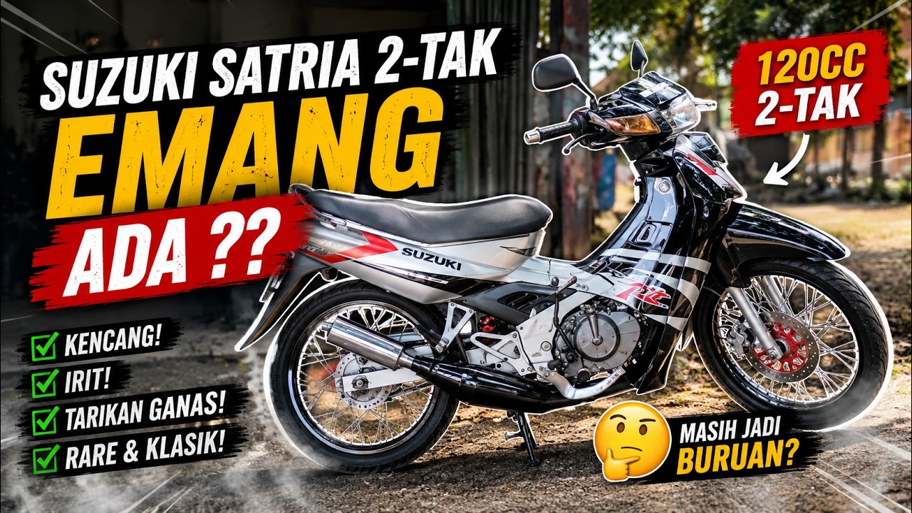 Review Motor 2 Tak - Suzuki Satria Lumba 120cc - Cumi Darat Motor