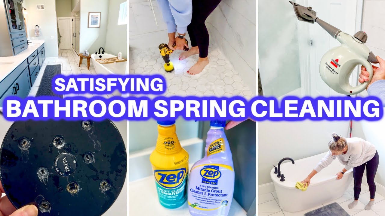 SPRING CLEANING MOTIVATION | BATHROOM CLEANING | CLEAN WITH ME | CLEANING MOTIVATION JAMIE’S JOURNEY