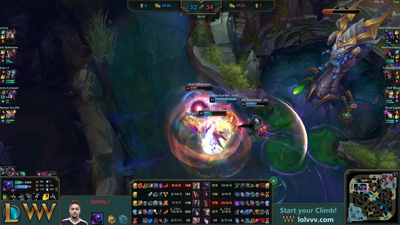 Jax 1 vs 3 by SmittyJ on Patch 9.19