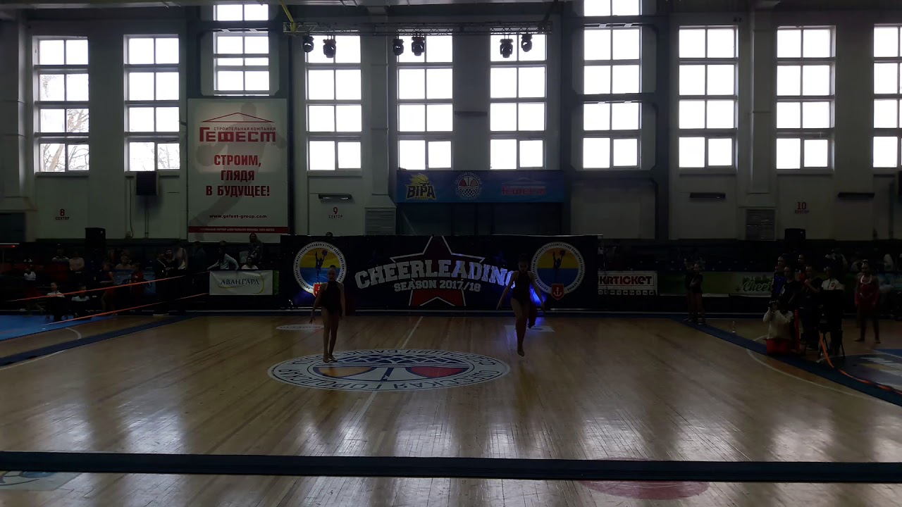 Cheer dance jazz double