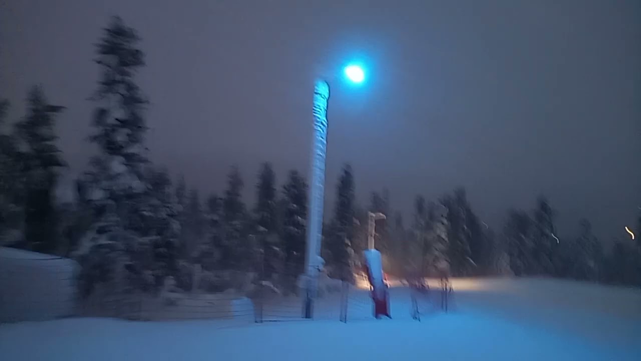 Saariselän pulkkamäki