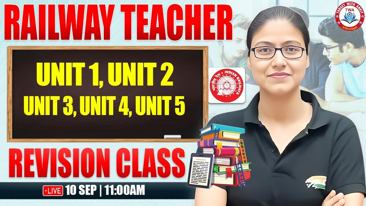 Railway Teacher Professional Ability Marathon | Teaching Aptitude for Railway Teacher #3, Gargi Mam