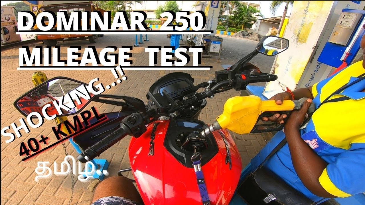 Dominar 250 mileage test Tamil | Really shocking 40+ KMPL |  OMG...!!🤯🤯
